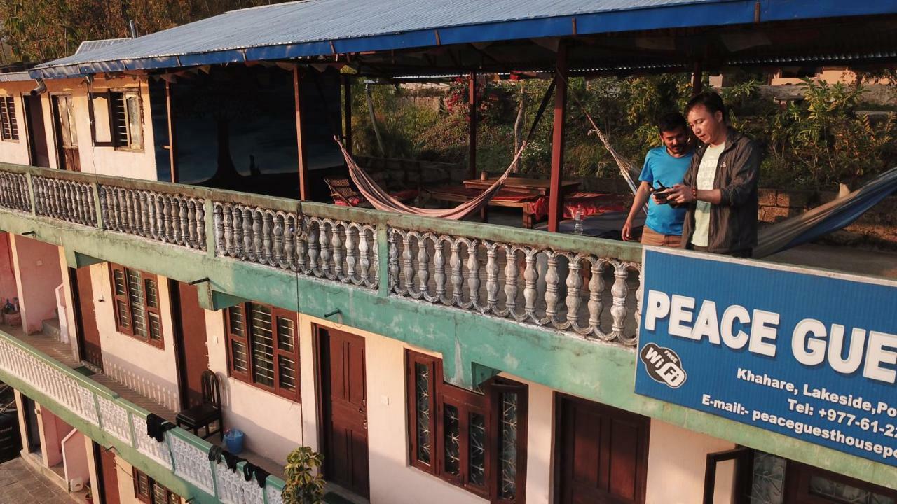 Peace Guest House Pokhara Exterior foto